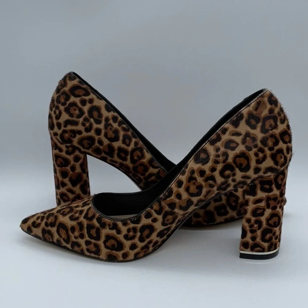 White House Black Market - Elisa Signature Leopard Black